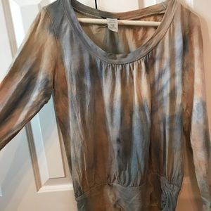 Custom Tie dye long sleeve flowy